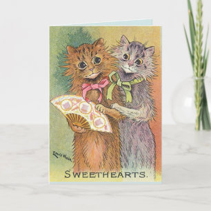 ROMANTIC BIRTHDAY CAT CARDS 