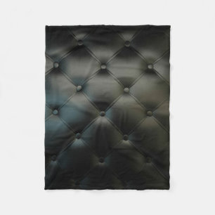 Romantic Black Beautiful Leather Fleece Blanket