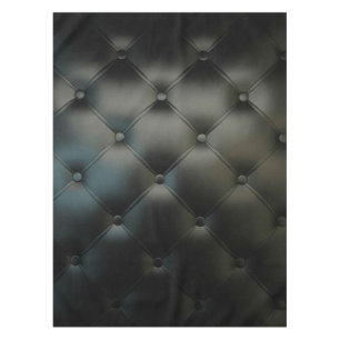 Romantic Black Beautiful Leather Tablecloth