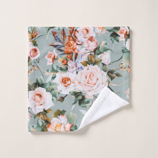 Romantic Blossom Haven Bath Towel Set (Wash Cloth)