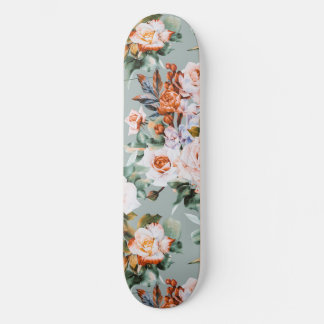 Romantic Blossom Haven Skateboard