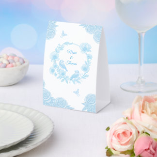 Romantic Blue Floral Wedding