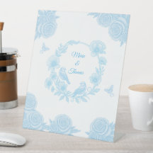 Romantic Blue Floral Wedding