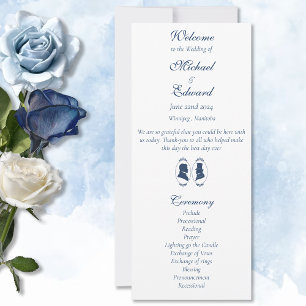 Romantic Blue Regency Gay Botanical Program