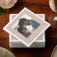 Romantic Blush Photo “Best Day Ever” Wedding Bar