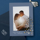 Romantic Bold Christmas Tree Peace Love Joy Photo Holiday Card<br><div class="desc">Romantic Bold Christmas Tree Peace Love Joy Photo Holiday Card.</div>