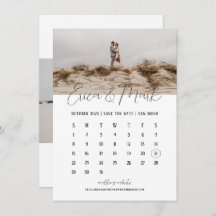 Romantic Calendar Save The Date