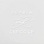 Romantic Calligraphy Couple Monogram Wedding