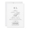 Romantic Calligraphy QR Code All In One Wedding