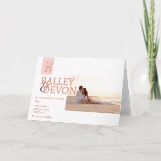 Romantic Calligraphy The Wedding Invitation