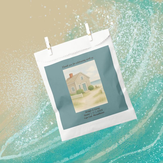 Romantic Cape Cod Coastal Wedding  Favour Bag (Creator Uploaded)