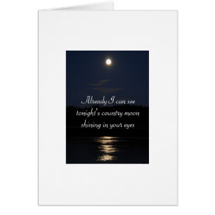 Romantic Card - Full Moon