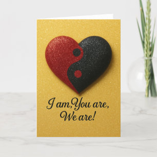 Romantic card, love card, together card