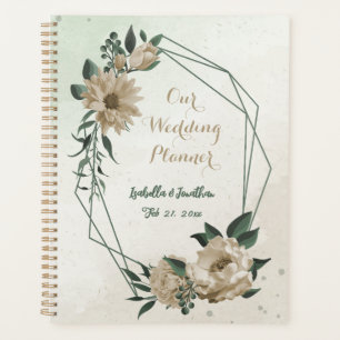 romantic champagne flowers greenery wedding planner