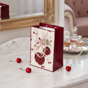 Romantic Cherry Gift Bag Perfect for Valentine’s 