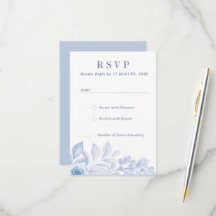 Romantic Chic Classic Floral RSVP Response Cards