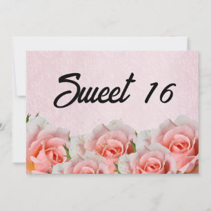 Romantic chic floral foliage elegance invitation