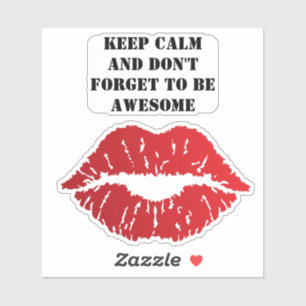 Romantic chic luxe red lips