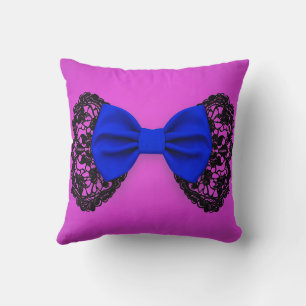 Romantic Chic Trendy Stylish Cute Girly Bow Lace  Cushion