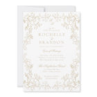 Romantic Chinoiserie Antique French Gold Wedding