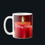 Romantic Christmas Candles - Merry Chistmas Mug<br><div class="desc">A great Christmas gift for anyone in your list; but particularly for a significant other because of the warm,  romantic colours.  There are many more products with this image right here in my store BoogieSpirit. This is an AI image generated by me in Leonardo.ai.</div>