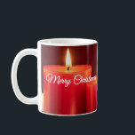 Romantic Christmas Candles - Merry Chistmas Mug<br><div class="desc">A great Christmas gift for anyone in your list; but particularly for a significant other because of the warm,  romantic colours.  There are many more products with this image right here in my store BoogieSpirit. This is an AI image generated by me in Leonardo.ai.</div>