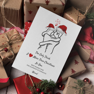 Romantic Christmas Card  Love Christmas
