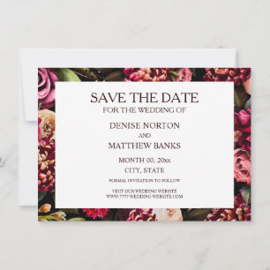 Romantic Chrysanthemum on Black