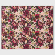 Romantic Chrysanthemum on Gossamer Pink