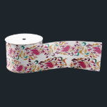 Romantic Classical Pearl Swan Floral Frame Wedding Grosgrain Ribbon<br><div class="desc">Beautiful Invitation to celebrate Special occasions and festivals comes with digital and E-invitation as per your request. We would love to replicate our designs to make multiple products like rsvp cards, labels envelopes, and more. Customisation is available for ready to print on request at info@shamaurcreatif@gmail.com Look Forward to hearing from...</div>