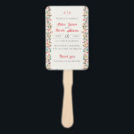 Romantic Classical Pearl Swan Floral Frame Wedding Hand Fan<br><div class="desc">Beautiful Invitation to celebrate Special occasions and festivals comes with digital and E-invitation as per your request. We would love to replicate our designs to make multiple products like rsvp cards, labels envelopes, and more. Customisation is available for ready to print on request at info@shamaurcreatif@gmail.com. Look Forward to hearing from...</div>