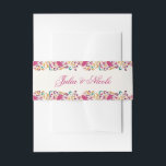 Romantic Classical Pearl Swan Floral Frame Wedding Invitation Belly Band<br><div class="desc">Beautiful Invitation to celebrate Special occasions and festivals comes with digital and E-invitation as per your request. We would love to replicate our designs to make multiple products like rsvp cards, labels envelopes, and more. Customisation is available for ready to print on request at info@shamaurcreatif@gmail.com. Look Forward to hearing from...</div>