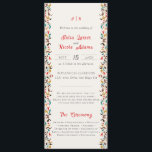 Romantic Classical Pearl Swan Floral Frame Wedding Program<br><div class="desc">Beautiful Invitation to celebrate Special occasions and festivals comes with digital and E-invitation as per your request. We would love to replicate our designs to make multiple products like rsvp cards, labels envelopes, and more. Customisation is available for ready to print on request at info@shamaurcreatif@gmail.com. Look Forward to hearing from...</div>