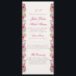 Romantic Classical Pearl Swan Floral Frame Wedding Program<br><div class="desc">Beautiful Invitation to celebrate Special occasions and festivals comes with digital and E-invitation as per your request. We would love to replicate our designs to make multiple products like rsvp cards, labels envelopes, and more. Customisation is available for ready to print on request at info@shamaurcreatif@gmail.com. Look Forward to hearing from...</div>