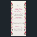 Romantic Classical Pearl Swan Floral Frame Wedding Program<br><div class="desc">Beautiful Invitation to celebrate Special occasions and festivals comes with digital and E-invitation as per your request. We would love to replicate our designs to make multiple products like rsvp cards, labels envelopes, and more. Customisation is available for ready to print on request at info@shamaurcreatif@gmail.com. Look Forward to hearing from...</div>