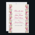 Romantic Classical Pearl Swan Floral Frame Wedding Save The Date<br><div class="desc">Beautiful Invitation to celebrate Special occasions and festivals comes with digital and E-invitation as per your request. We would love to replicate our designs to make multiple products like rsvp cards, labels envelopes, and more. Customisation is available for ready to print on request at info@shamaurcreatif@gmail.com Look Forward to hearing from...</div>