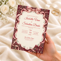 Romantic Coquette Ribbon Wedding