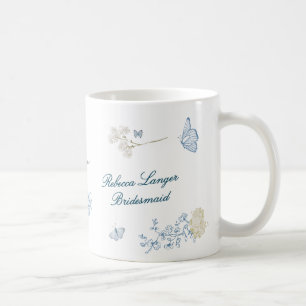 Romantic Cotswolds Winter Florals Bridesmaid Coffee Mug
