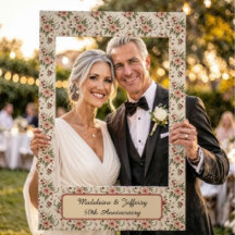 Romantic Cottage Chic Dusty Pink Rose Anniversary
