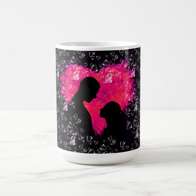 Romantic couple Coffee Mug - best gift for partner (Center)