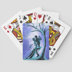 Romantic Couple Dance the Tango Playing Cards