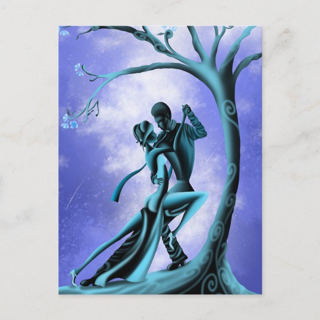 Romantic Couple Dance the Tango Postcard (Front)