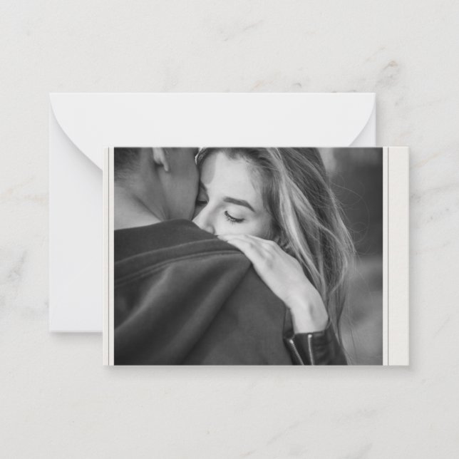Romantic Couple Greeting Card (Front)