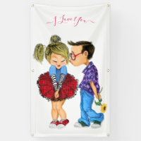 Romantic Couple Love Banner - I Love You
