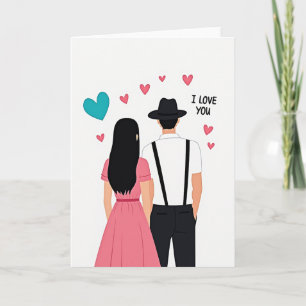 Romantic Couple Love Card