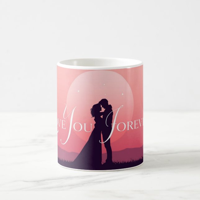 Romantic Couple Mug | “Love You Forever” (Center)
