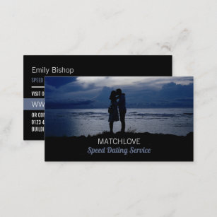 Romantic Couple, Speed Dating Event Organiser Business Card
