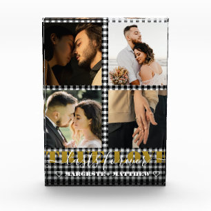 Romantic Couple True Love 4 Photo & Quote Block