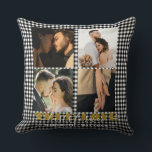 Romantic Couple True Love 4 Photo & Quote  Cushion<br><div class="desc">Romantic Couple True Love 4 Photo & Quote</div>