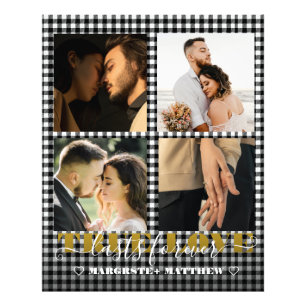Romantic Couple True Love 4 Photo & Quote Print